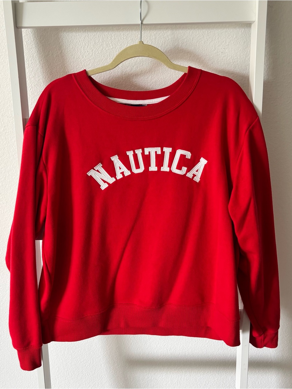 Nautica Red Logo Crewneck Sweatshirt - Size XXL